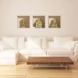 Wall decals for doors - Wall 3D Ganesh statue - ambiance-sticker.com